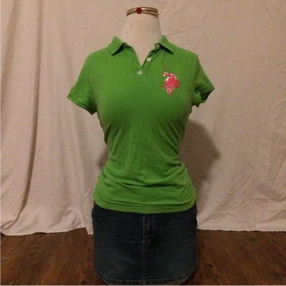 Polo by Ralph Lauren Bright Green Button Down Shirt - Picture 1 of 1